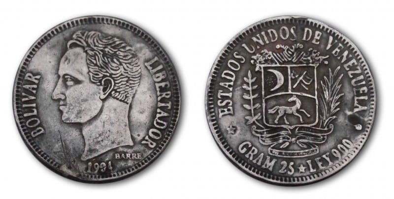 Moneda 1904 Venezuela