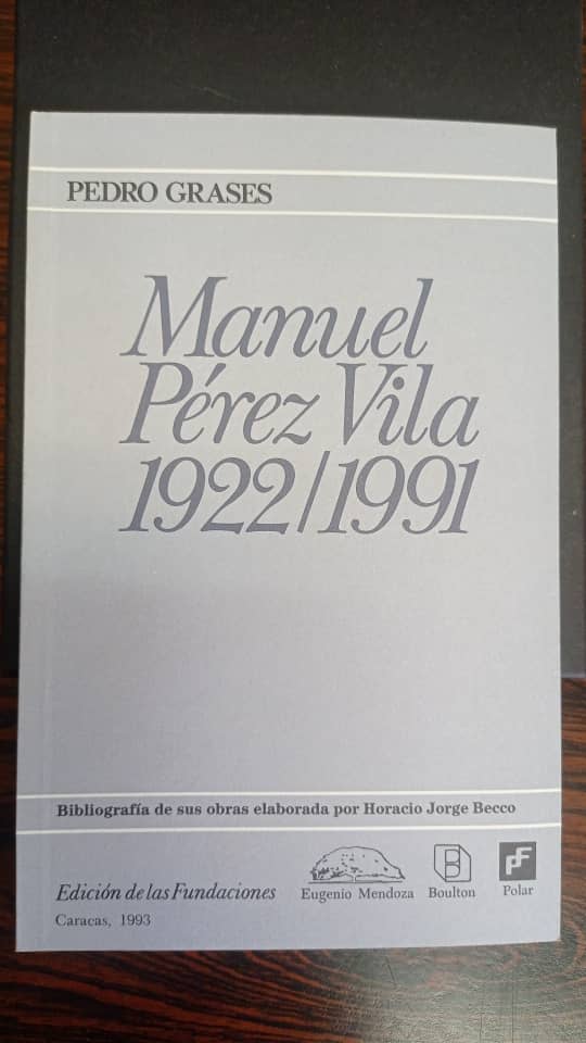 Manuel Pérez Vila, de Pedro Grases