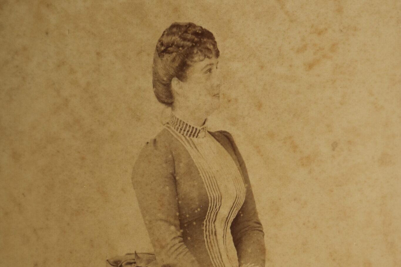 Ana Teresa Ibarra de Guzmán, esposa de Guzmán Blanco, realizada por Nadar