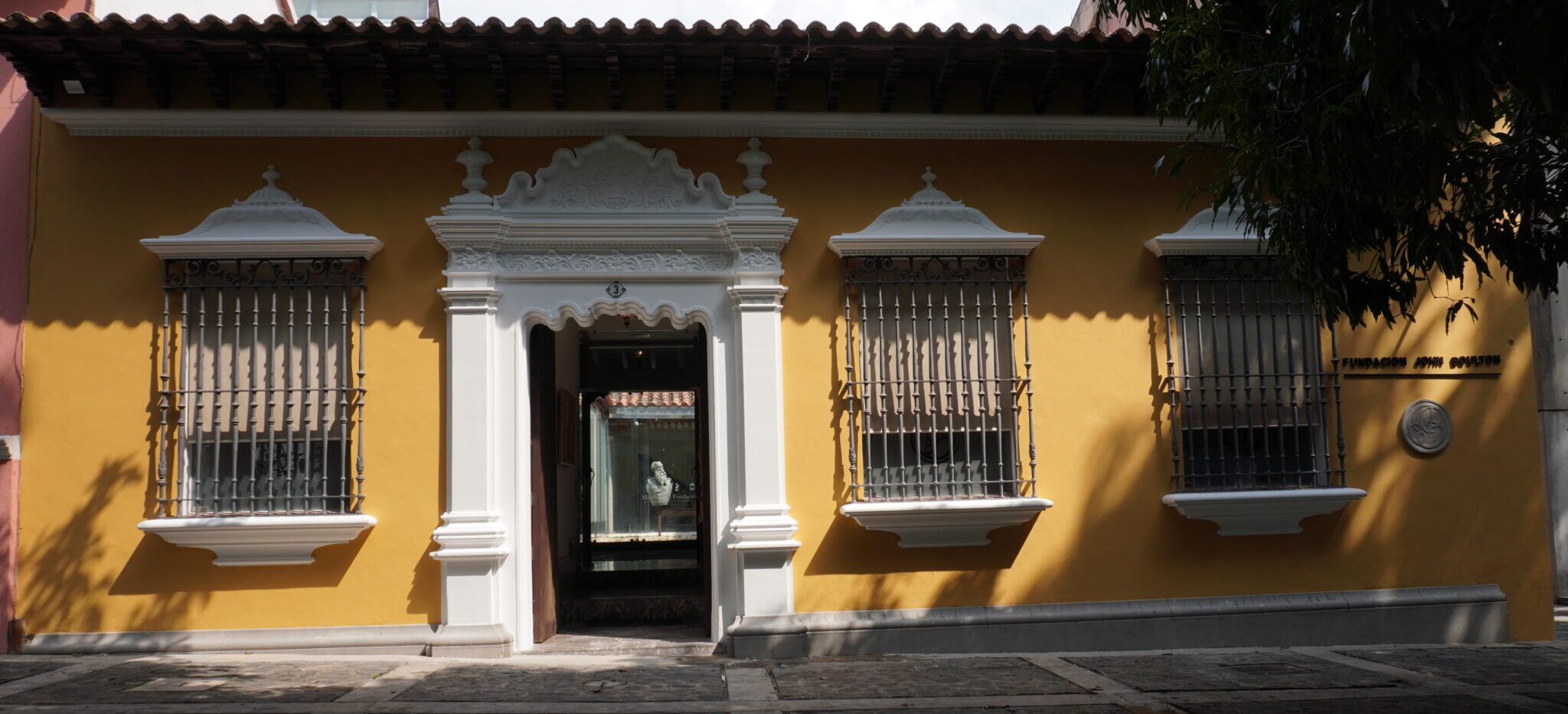 Sala histórica del Museo Fundación John Boulton en el Foro Libertador