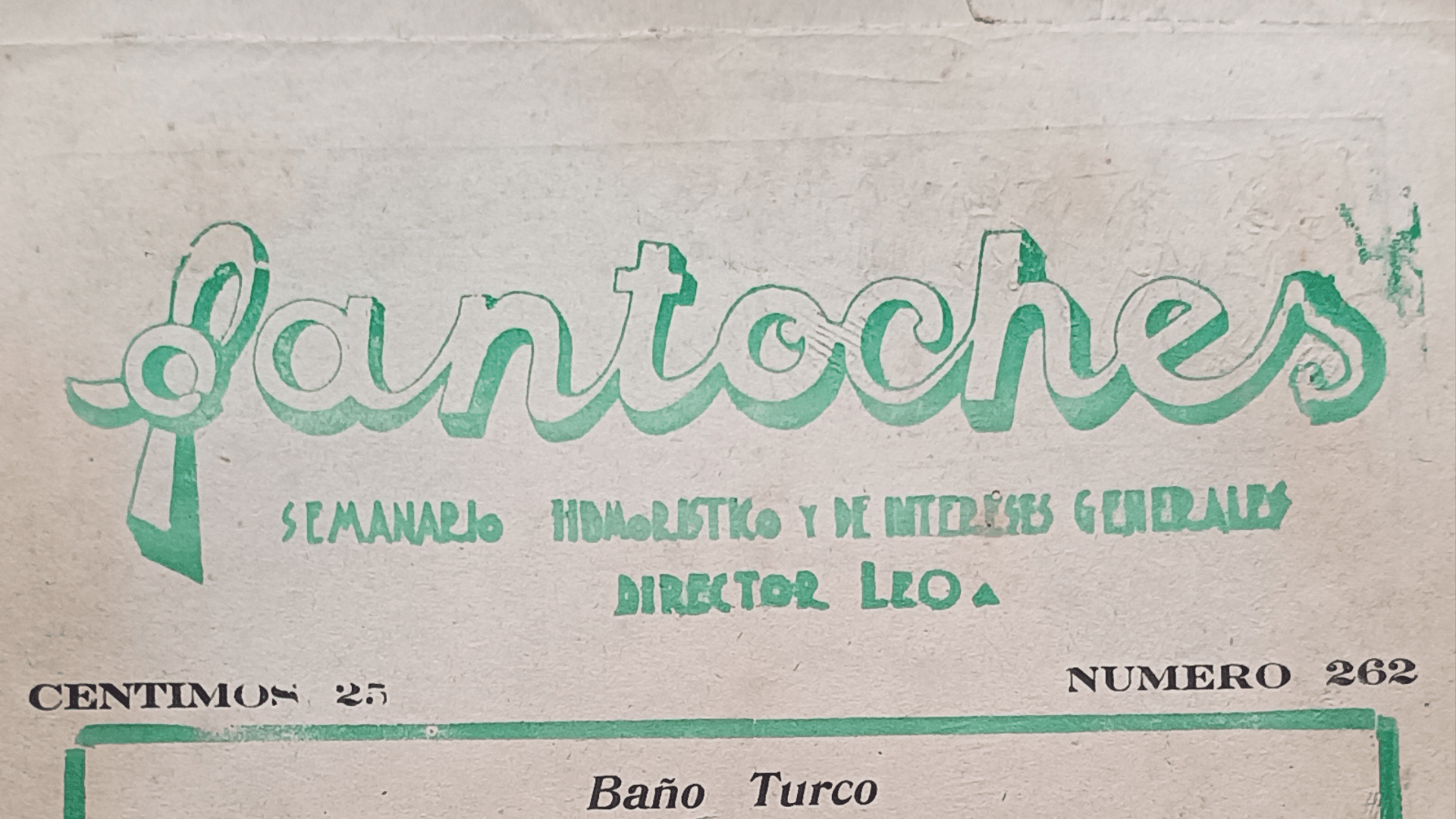 Fundación John Boulton | Hemeroteca: Fantoches,